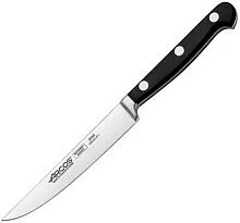 Нож поварской ARCOS 255800 сталь нерж., полиоксиметилен, L=225/120, B=20мм, черный, металлич.