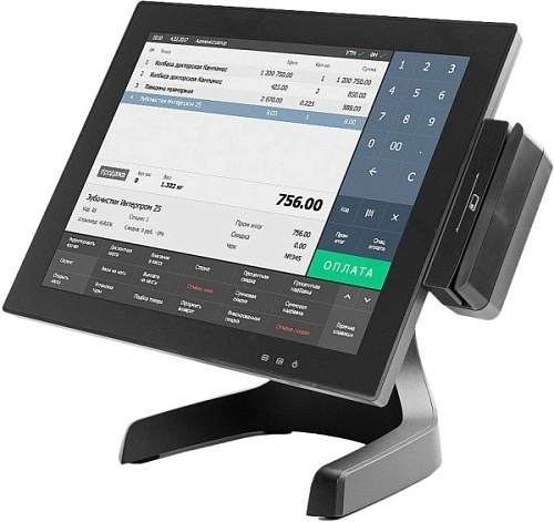 POS моноблок POSCENTER POS400 (J4125, P-CAP, RAM 4Gb / SSD 128 Gb, MSR), без ОС