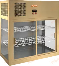 Витрина настольная холодильная HICOLD VRH 990 бежевый