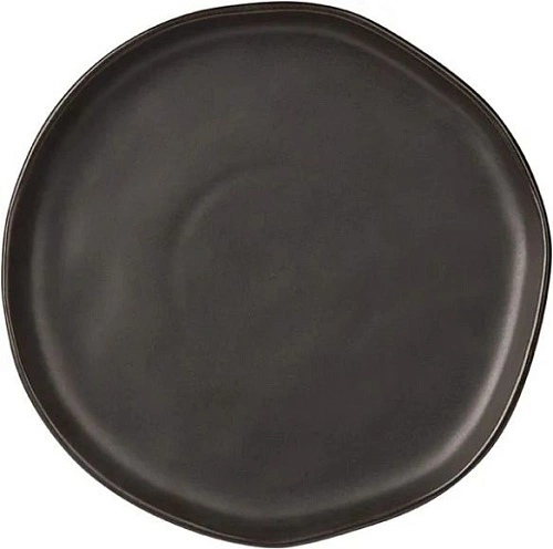 Тарелка KUNSTWERK Шейд HJD029 керамика, D=23, H=15 см, черный