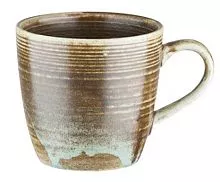 Кружка BONNA Корал CRL01MUG фарфор, 320 мл, D=9, H=8,5 см, бирюзовый/коричневый