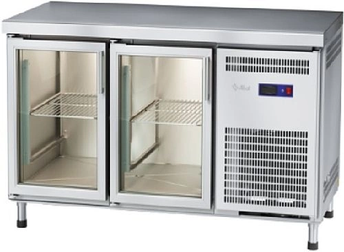 Стол холодильный среднетемпературный без борта ABAT СХС-70-01 дверь-стекло, дверь-стекло