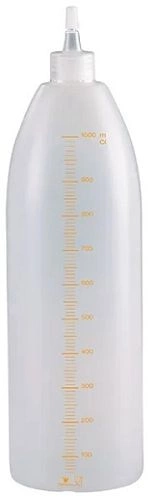 Бутылка для жидкости MARTELLATO BO1000N пластик, 1000 мл, D=8, H=29 см, белый