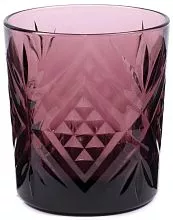 Стакан олд фэшн ARCOROC Зальцбург P9263 стекло, 300мл, D=8,6, H=9,6 см, фиолетовый