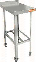Стол пристенный с бортом с полкой решеткой HICOLD НСО-5/6Б ЭЦ
