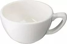 Чашка кофейная DOPPIO Пур-Амор 11.23.1 фарфор, 300 мл, D=11, H=6,5 см, белый