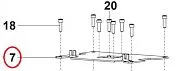 Пластина BEAR VARIMIXER для RN10 CR10-22.77