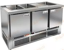 Стол холодильный для салатов HICOLD SLE3-111GN O М БЕЗ КРЫШКИ