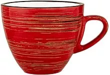 Чашка WILMAX Spiral WL-669236/A фарфор, 300 мл, красный