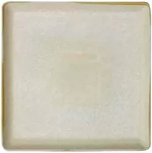 Тарелка мелкая KUTAHYA Sand Wind BNTAN19DU890552 фарфор, L=19, B=19, H=2,3 см, песочный/коричневый