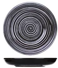 Салатник Борисовская Керамика МАР00011199 керамика, D=18, H=3см, черный, белый