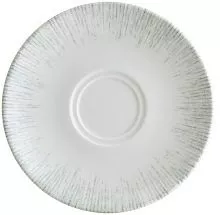 Блюдце BONNA Ирис IRSGRM04CT фарфор, D=16см, серый
