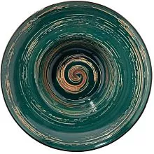 Тарелка глубокая WILMAX Spiral WL-669522/A фарфор, D=20 см, зеленый