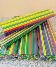 Палочки пластиковые для сахарной ваты Завод пластмасс разноцветные 540 мм 100 шт