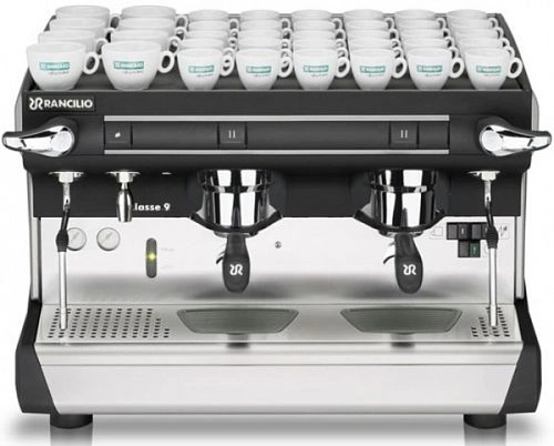 Кофемашина рожковая RANCILIO Classe 9 S 2 низкие группы, черный