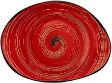 Блюдо WILMAX Spiral WL-669242/A фарфор, L=33, B=24,5 см, красный