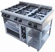 Плита 6 конф. GRILL MASTER Ф6ПДГ/800Г газ