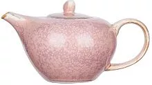 Чайник KUNSTWERK Пион ZA0038S-6-p фарфор, 0, 7л, H=8см, розов.