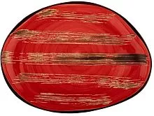 Блюдо WILMAX Scratch WL-668242/A фарфор, L=33, B=24, 5см, красный