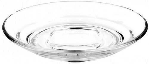 Блюдце OCEAN Caffe 1P02471 стекло, D=14,5 см, прозрачный