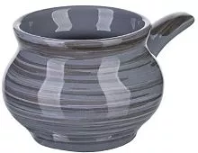 Кокотница Борисовская Керамика ПИН00011610 керамика, 250мл, D=9см, серый
