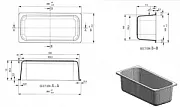 Гастроемкость для витрины UDD400/UDR (прозрач пластик)