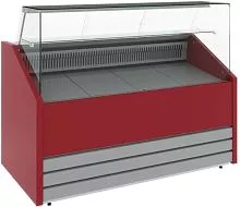 Витрина холодильная CARBOMA GС75 SV 1,2-1, фронт стандартный цвет