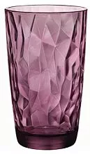 Стакан хайбол BORMIOLI ROCCO Даймонд 3.50270 стекло, 470 мл, D=8,5, H=14,4 см, фиолетовый
