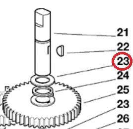 Кольцо подшипника SCOTSMAN для MF 02001681 00