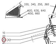 Фиксатор диска сбрасывателя HALLDE 15784 для RG 350/400