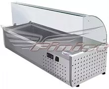 Витрина настольная холодильная FINIST ToppingBox НХВсм-7, с молированным стеклом