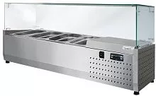 Витрина настольная холодильная FINIST ToppingBox НХВсп-3,5, с прямоугольным стеклом