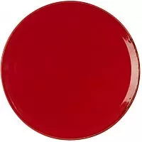 Тарелка для пиццы PORLAND Seasons 162920 фарфор, D=20 см, красный