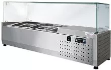 Витрина настольная холодильная FINIST ToppingBox НХВсп-2,5, с прямоугольным стеклом