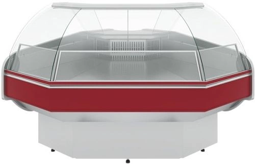 Витрина холодильная CARBOMA G120 VM-5 (внешний угол, динамика)