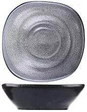 Тарелка глубокая Борисовская Керамика ФРФ88808553 фарфор, 1, 2л, белый, черный