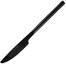 Нож столовый KUNSTWERK Саппоро бэйсик S049-5b нерж.сталь, L=22см, B=1,8см, матовый черный