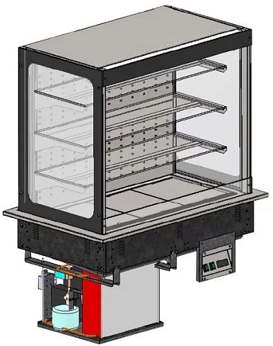 Витрина холодильная REFETTORIO RC51D Drop In