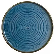 Блюдо круглое BONNA Сапфир SPH28DZ фарфор, D=28 см, синий