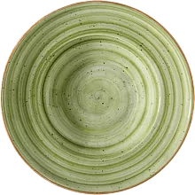 Тарелка для пасты BONNA Аура Терапи ATHGRM30CK фарфор, 550 мл, D=30 см, зеленый
