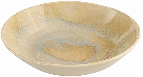 Салатник PORLAND Stoneware Pearl 17DC23 фарфор, D=23, H=4,9 см, бежевый