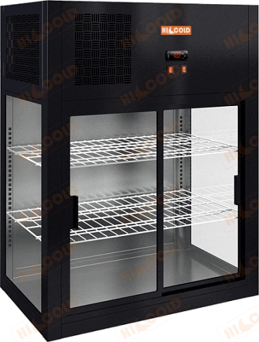 Витрина настольная холодильная HICOLD VRH 790 черный