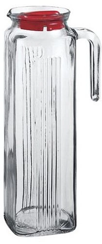 Кувшин с крышкой PASABAHCE Фриго 80052 стекло, 1300 мл, D=12,5, H=27 см, прозрачный