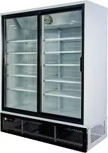 Шкаф морозильный АНГАРА 1000 без канапе, распашная стеклянная дверь, -18-20°С