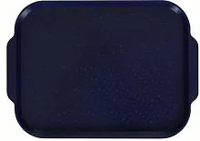 Поднос столовый мки107, 450х355 мм с ручками темно-синий
