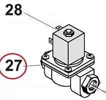 Соленоид 1 SILANOS TR0094