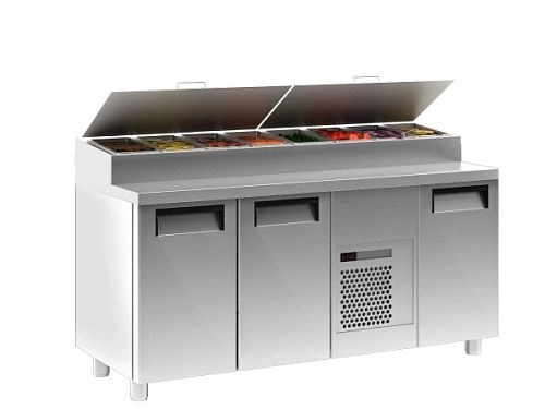 Стол холодильный для сэндвичей CARBOMA T70 M3sand-1 0430 01 угловая крышка (1/3)