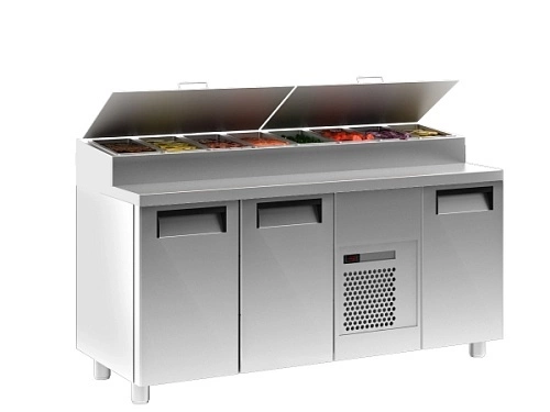 Стол холодильный для сэндвичей CARBOMA T70 M2sand-1 9006 02 (1/6) крышка