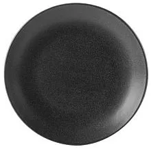 Тарелка мелкая PORLAND Seasons 187630 фарфор, D=30 см, черный