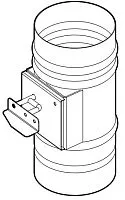 Регулятор потока воздуха верхний JOSPER 4058 короткий